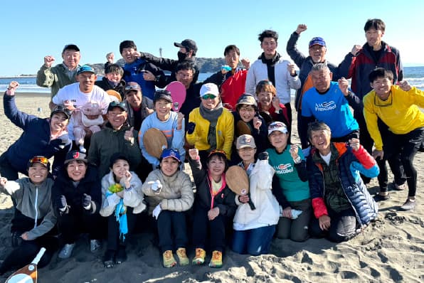 湘南鵠沼フレスコボールクラブの活動の様子